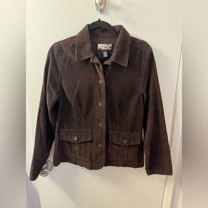 Brown Corduroy Vintage Jacket Havana Jacks Cafe EUC (RSB #7) PTP 20 Rich Choc.